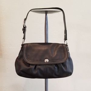 Authentic Coach leather shoulder bag